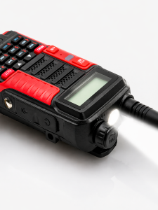 Рация Baofeng UV-10R 10W с гарнитурой черная